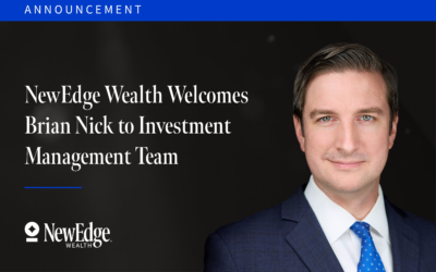 NewEdge Wealth Welcomes Brian Nick to Investment Management Team